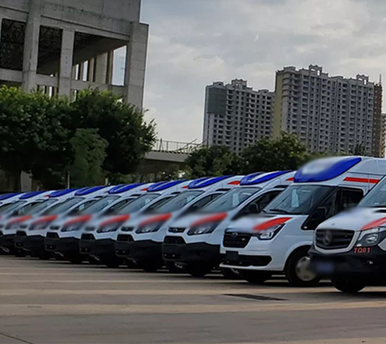 定洁县服务车队展示