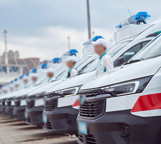 定洁县服务车队展示